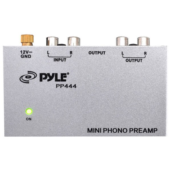 Pyle PP444 UltraLow Noise Compact Turntable Phono Preamp